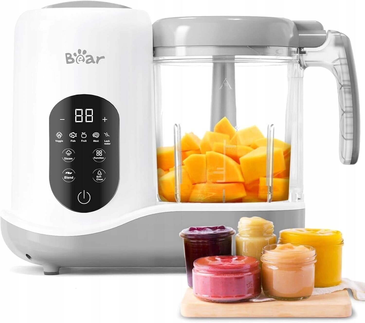 Bear Baby Kuchyňský robot s mixérem Samočistící vaření Pro Miminka