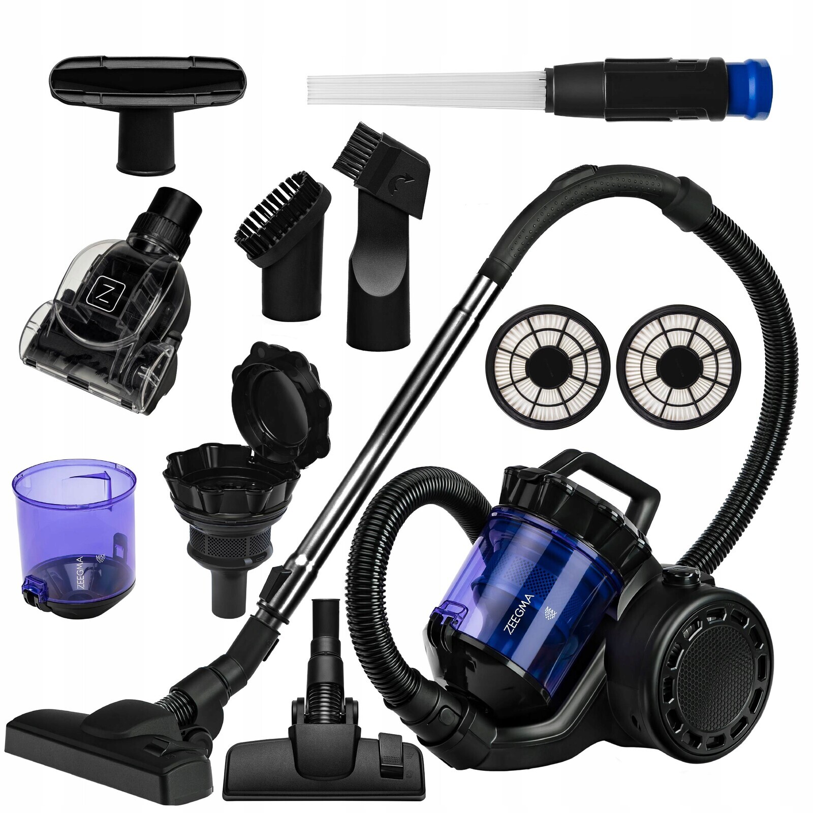 Vysavač Univerzální Turbokartáč Hepa 4000W 2,5L