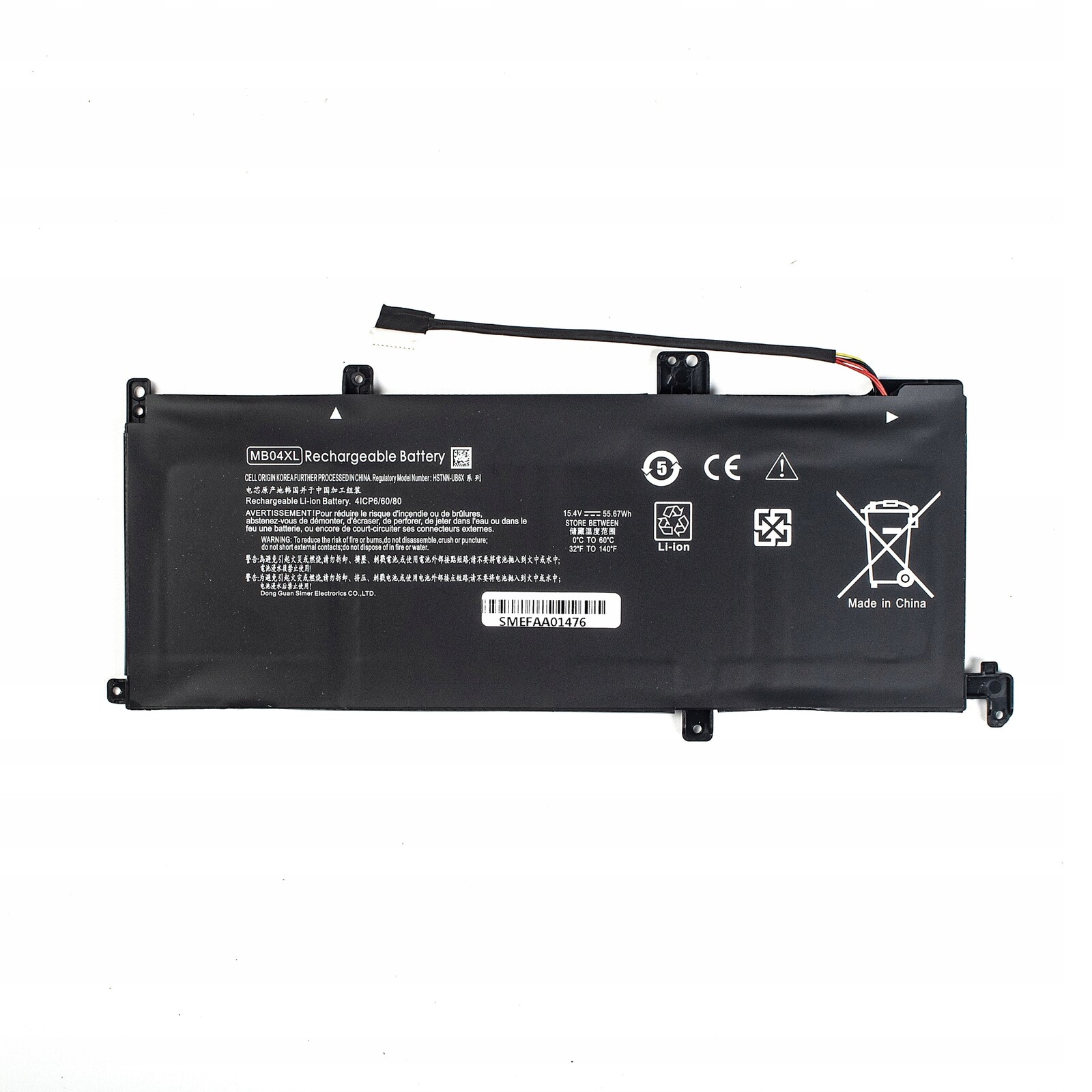 Baterie MB04XL 55,67Wh 15,4V pro Hp Envy x360 15-AQ 15AR m6-AQ HSTNN-UB6X
