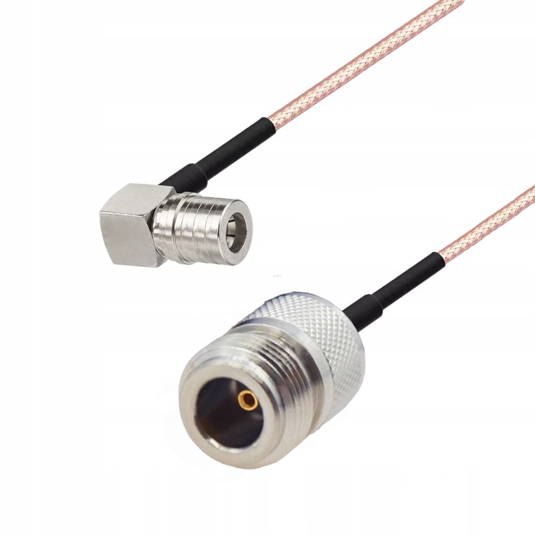 Pigtail Qma zástrčka Úhlová N zásuvka RG316 2 m