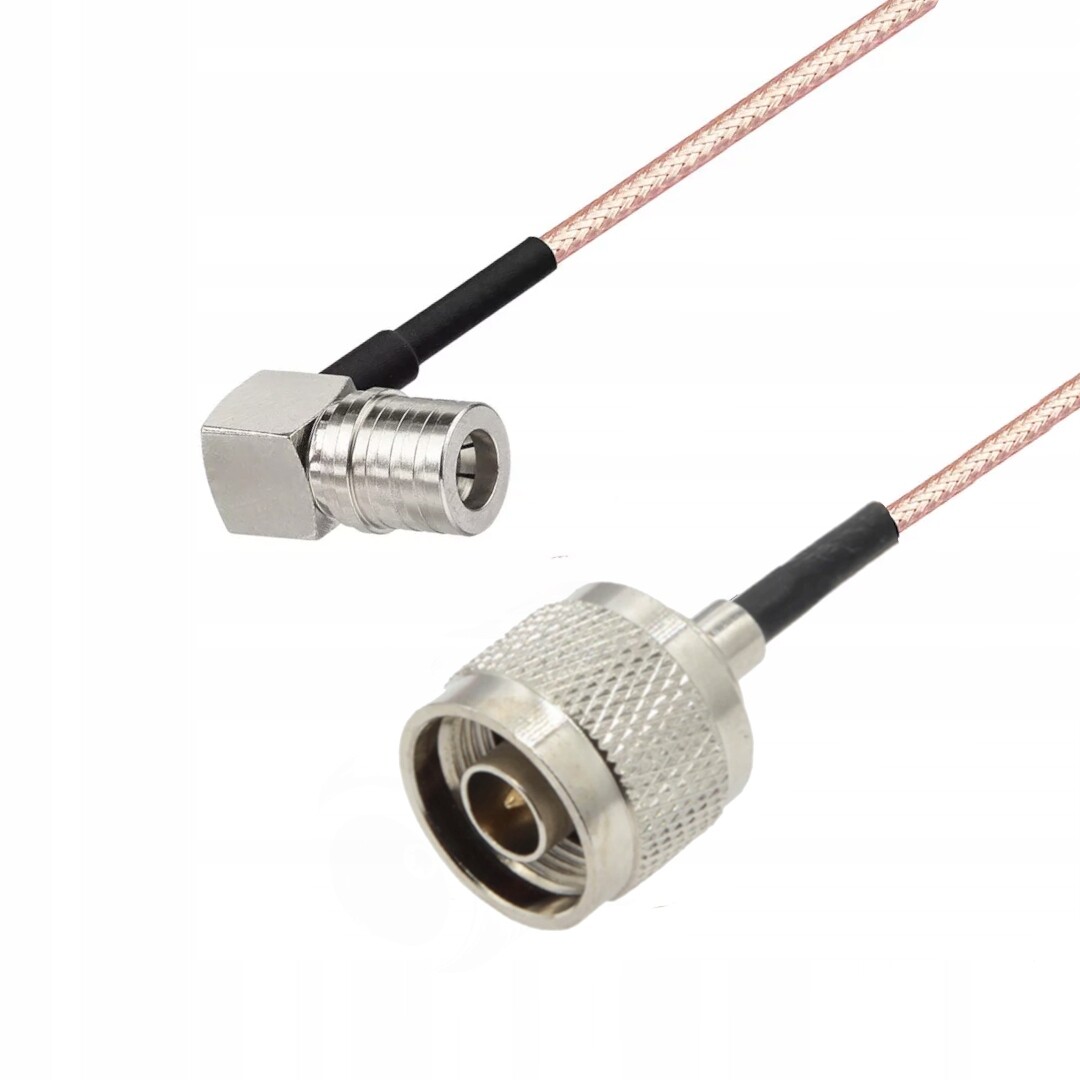 Pigtail Qma zástrčka Úhlová N zástrčka RG316 2m