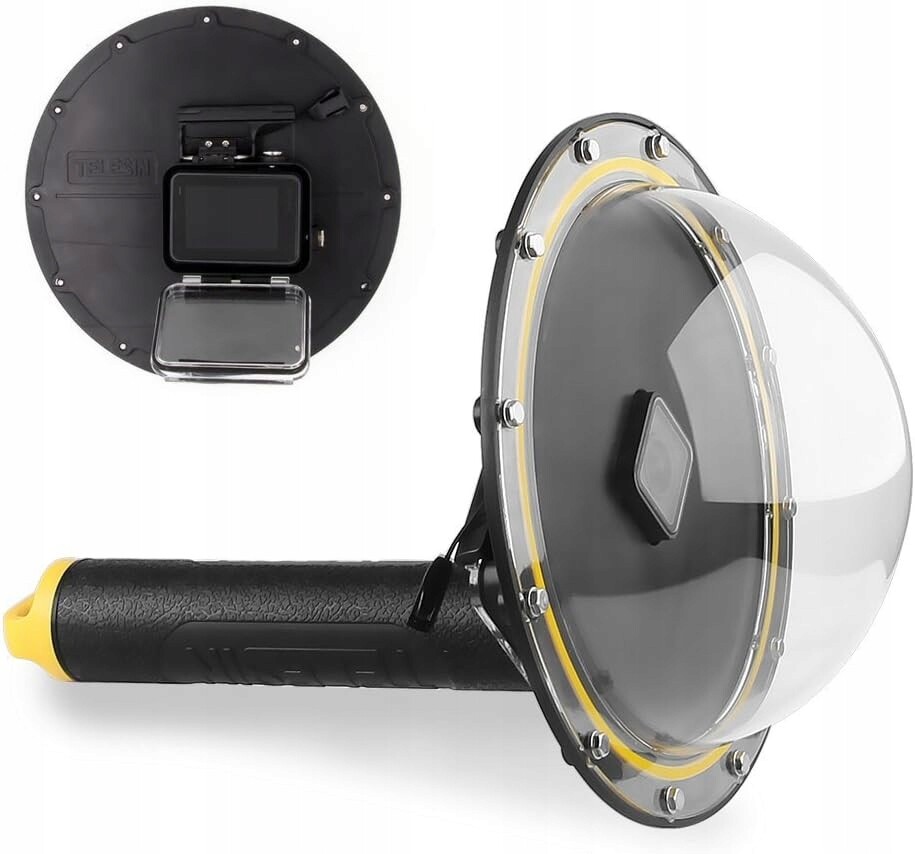 Kopule Vodotěsný Potápěčský Port Pro Gopro Hero /7/6/5 Telesin 6