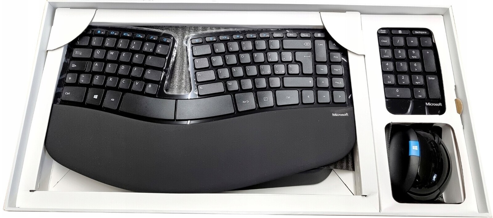 Bezdrátová sada klávesnice myši Microsoft Sculpt Ergonomic Desktop