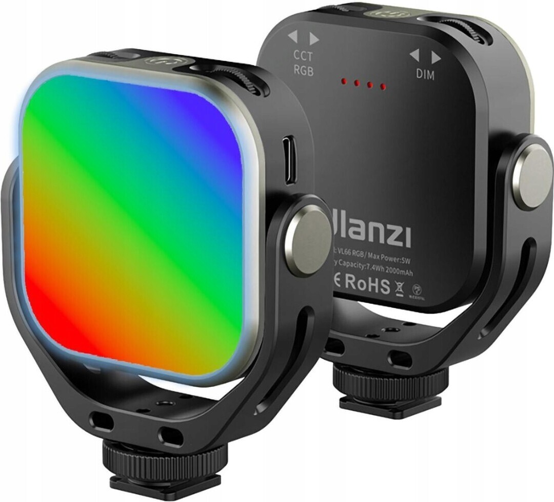 Lampa Ulanzi VL66 Rgb Led otočná 360 osvětlovací video fotografická