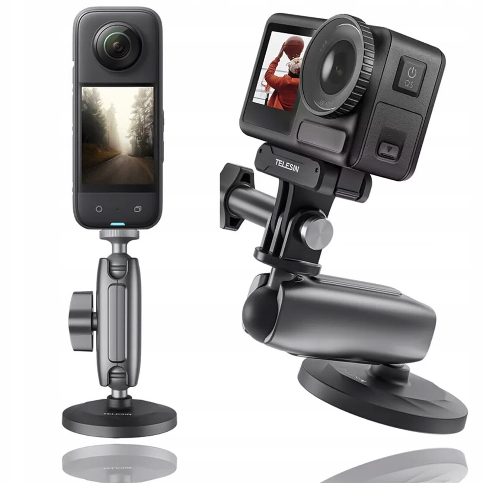 Držák Upevnění Adaptér 1/4'' Magnetický stativ pro GoPro Hero 13 12 11 10