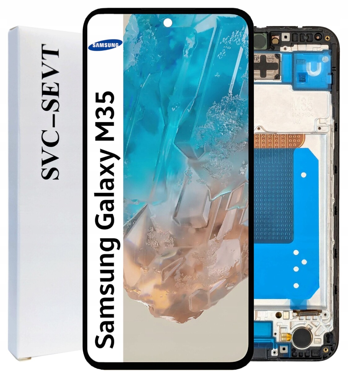 Displej pro Samsung Galaxy M35 LCD displej Rámeček Originální Zila SM-M356B