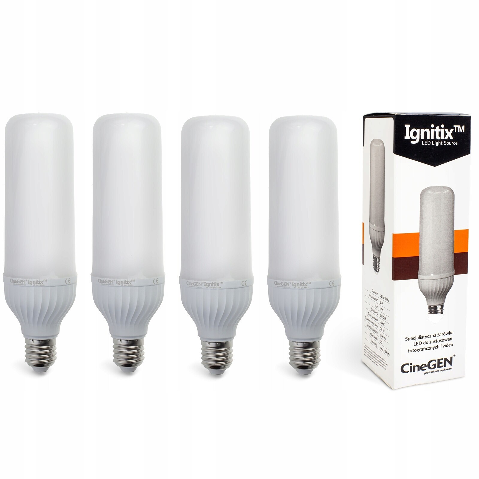 Sada 4x Led žárovka 85W 5500K 4 ks