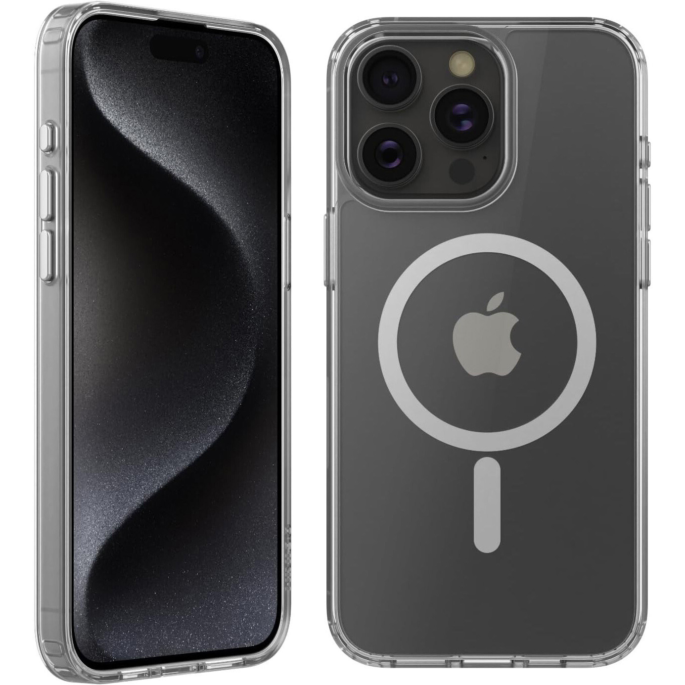 Pouzdro pro iPhone 15 Pro Max, Belkin Sheer pro MagSafe s antimikrobiální vrstvou