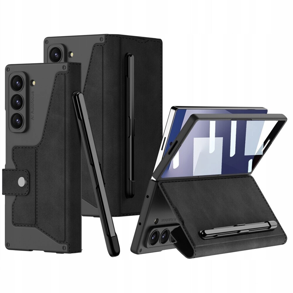 Pouzdro Pro Samsung Galaxy Z FOLD7 5G S Vestavěným Tvrzeným Sklem Dotykové Pero