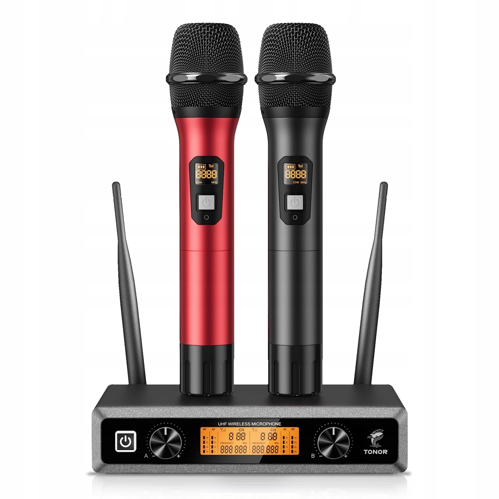 2x Profesionální bezdrátový karaoke mikrofon Tonor TW820 s přijímačem