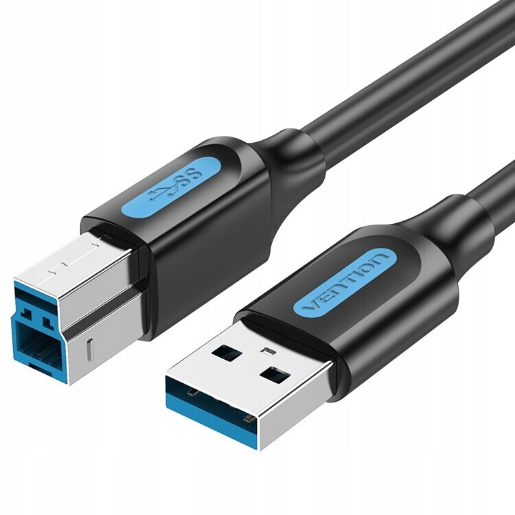 2 x Vention Rychlý Usb kabel Usb-a 3.0 na Usb-b pro tiskárnu skeneru