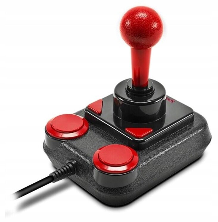 2 x Joystick Speedlink Competition-pro Extra Usb sada 25 her Retro C64 A