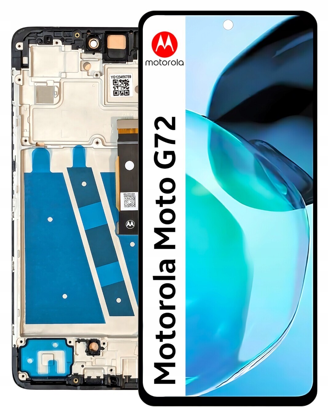 Displej pro Motorola Moto G72 LCD displej Incell Rámeček Zila XT2255-1