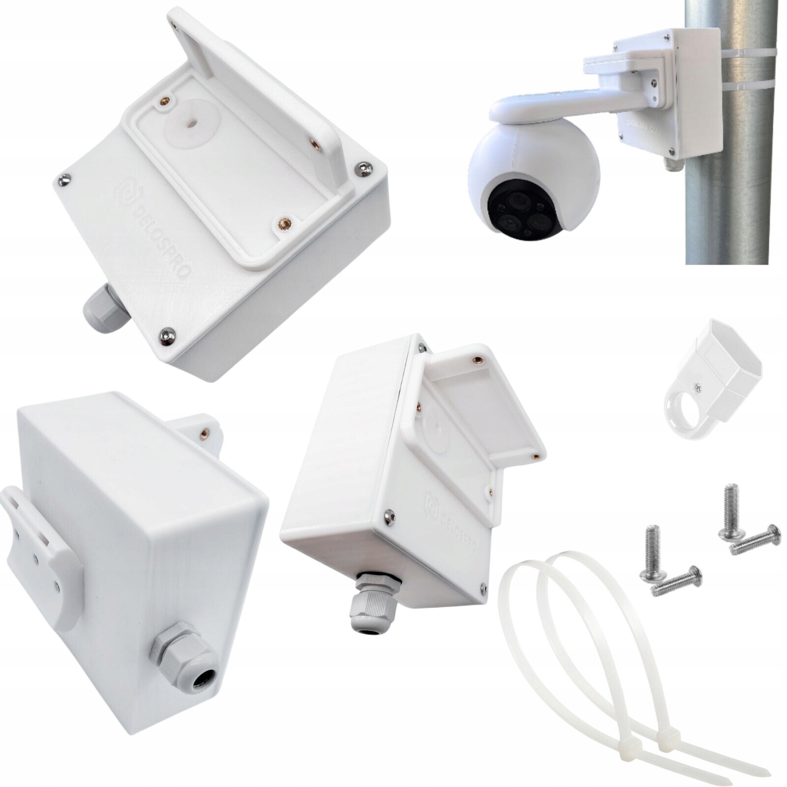 Neinvazivní Plechovka S Těsněním Pro Ezviz H80x Dual 4k Žlab, Sloup