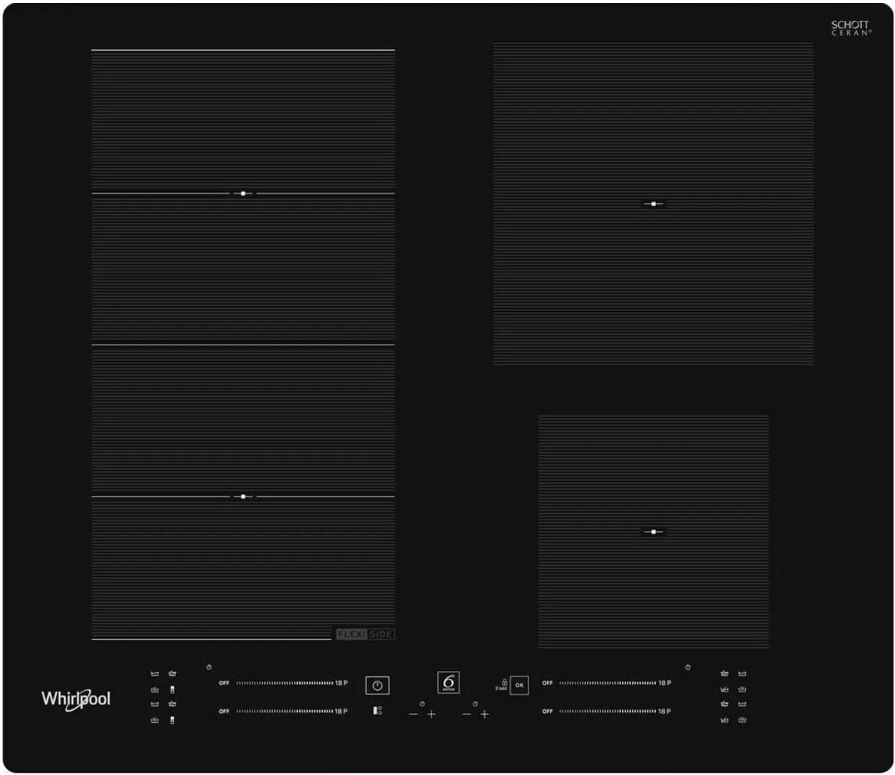 Indukční varná deska Whirlpool Wf S0160 Ne 4 Cívky, Automatické Programy