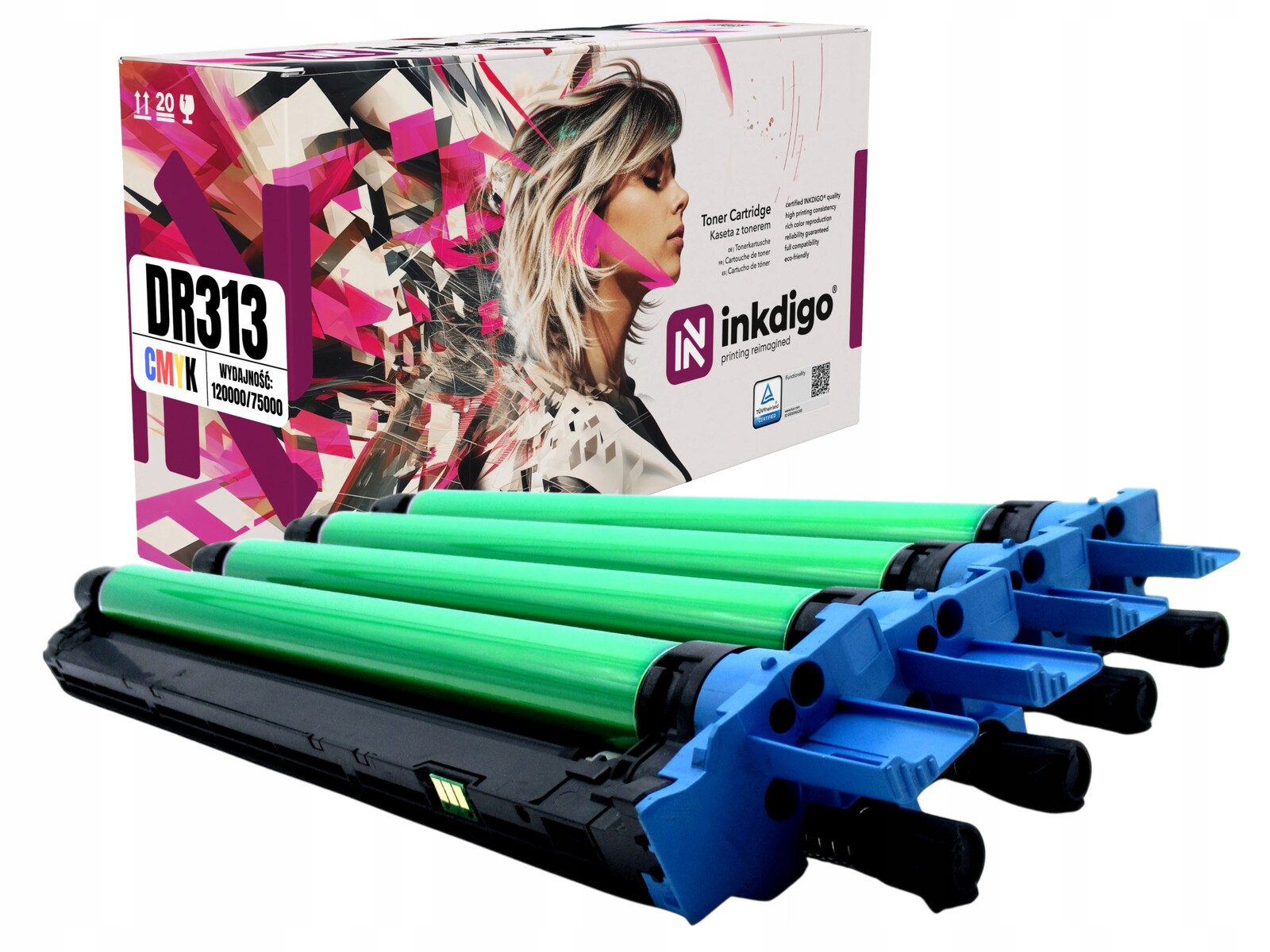 4x Buben pro BizHub C 308 368 458 náhradní DR-313