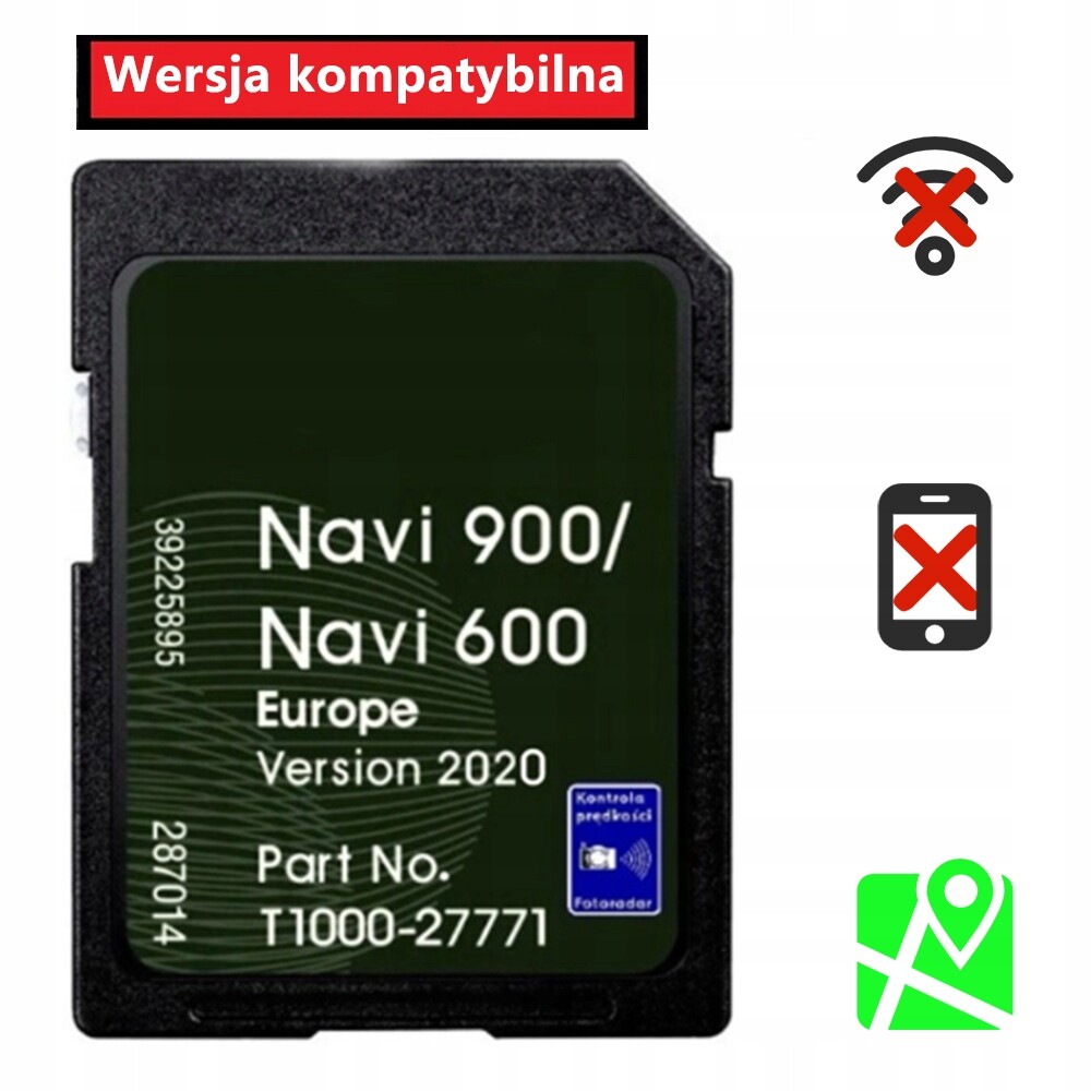 Karta Mapa Opel Navi 600 900 Europa 2021/2022 Radary Astra Insignia Mokka