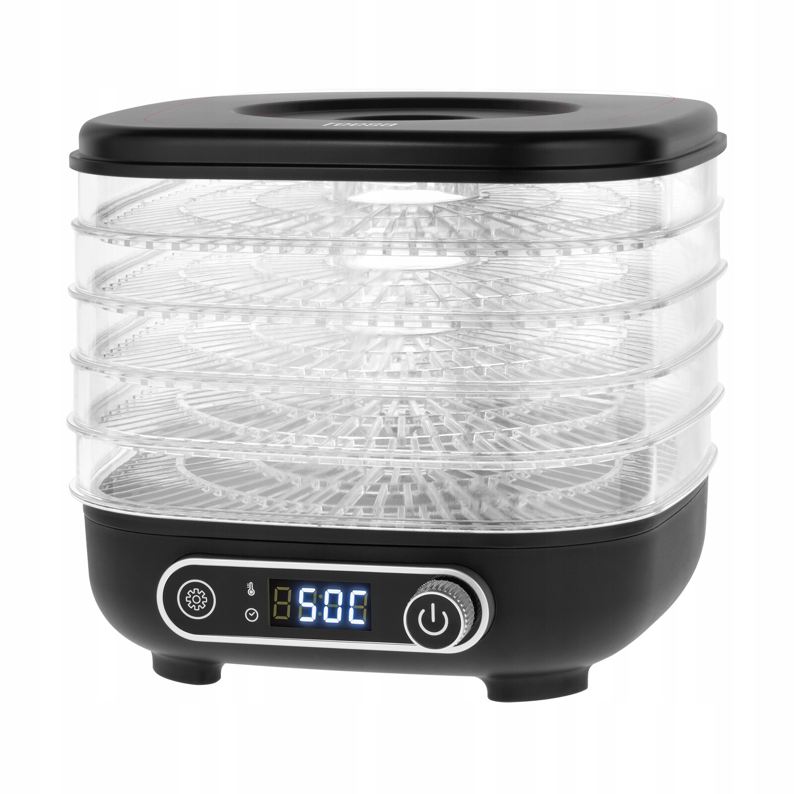 Sušička hub zeleniny ovoce 300W 5 sít termocirkulační displej Teesa