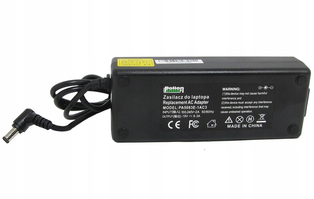 2 x nabíječka 120 W pro notebook Asus 19V 6,3A konektor 5,5x2,5 mm