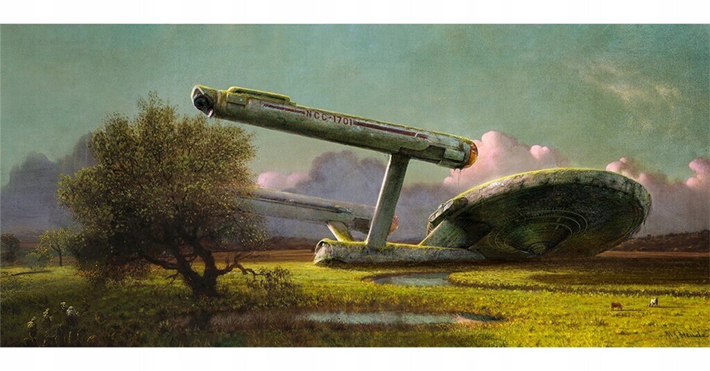 Herní Podložka Pod Myš 90x40 cm Enterprise Kraken Wargames