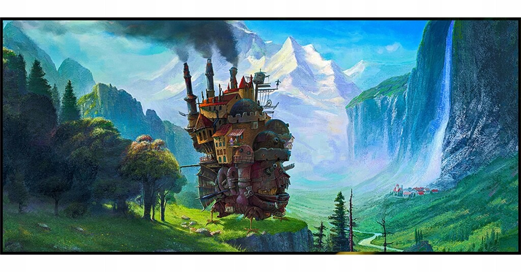 Herní Podložka Pod Myš 90x40 cm Wandering castle Kraken Wargames