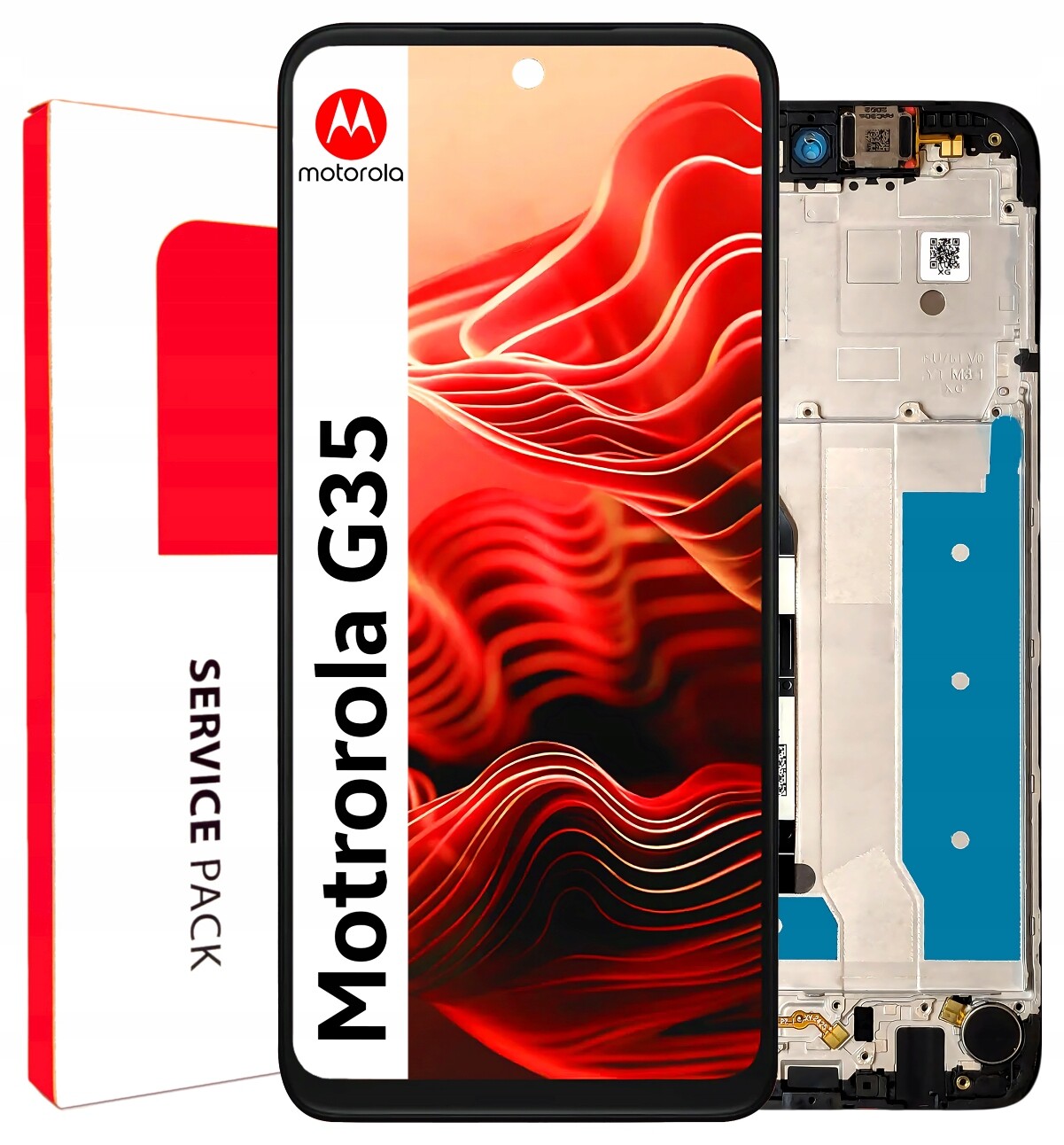 Displej pro Motorola Moto G35 LCD displej Rámeček Originální Zila XT2433-5