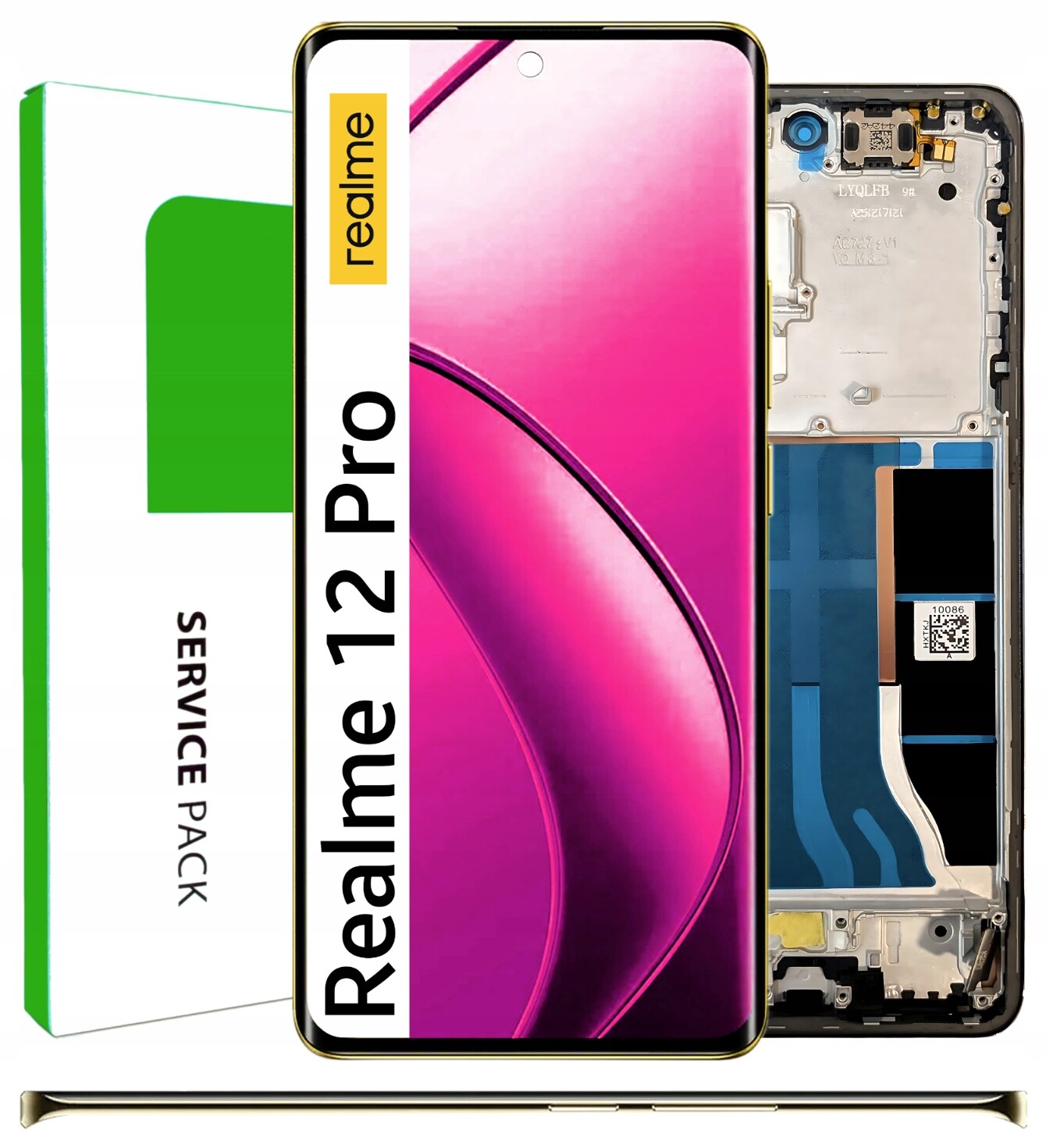 Displej pro Realme 12 Pro LCD displej Rámeček Originální Zila RMX3842