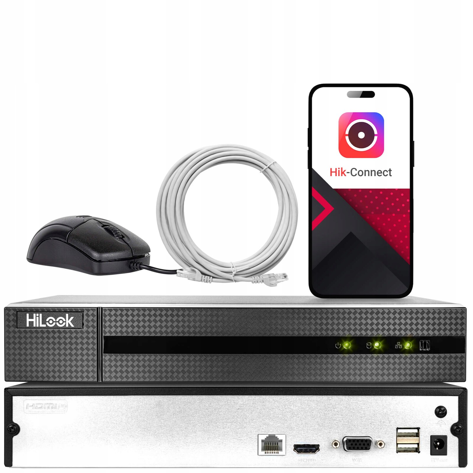Ip rekordér HiLook od Hikvision NVR-104MH-C(STD)(D) NVR-4CH-5MP 4 kana