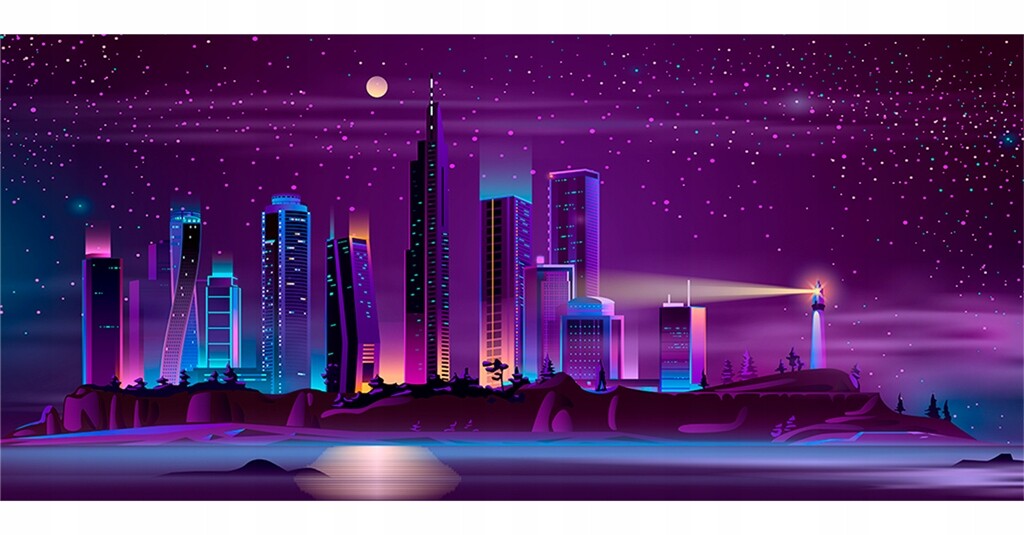 Herní Podložka Pod Myš 90x40 cm Coastal Night Kraken Wargames