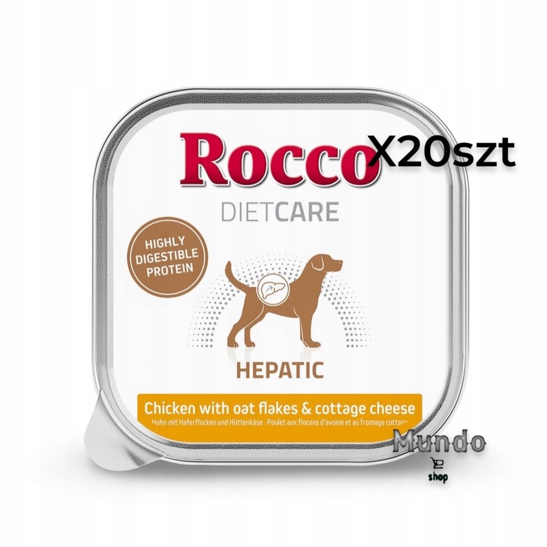 Rocco Diet Care Hepatic kuře s ovesnými vločkami a tvarohem 150g 20 x 150 g