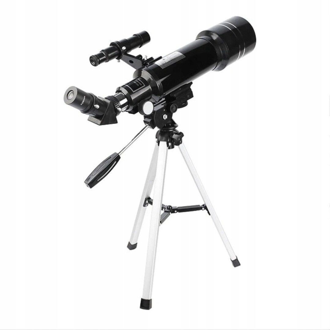 Astronomický Teleskop 70/400 MM Skládací Černý Monokulár Stativ F40070 M