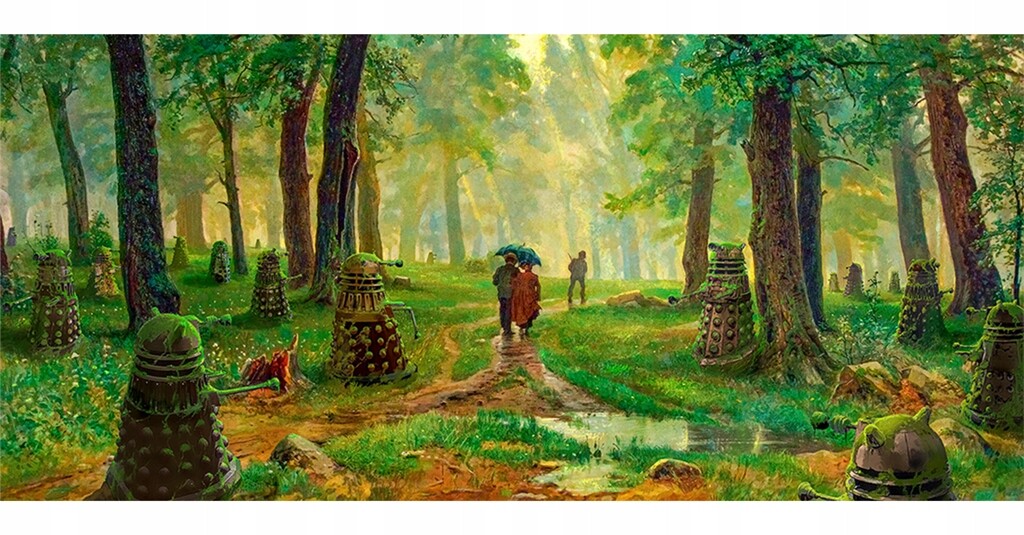 Herní Podložka Pod Myš 90x40 cm Daleks Kraken Wargames