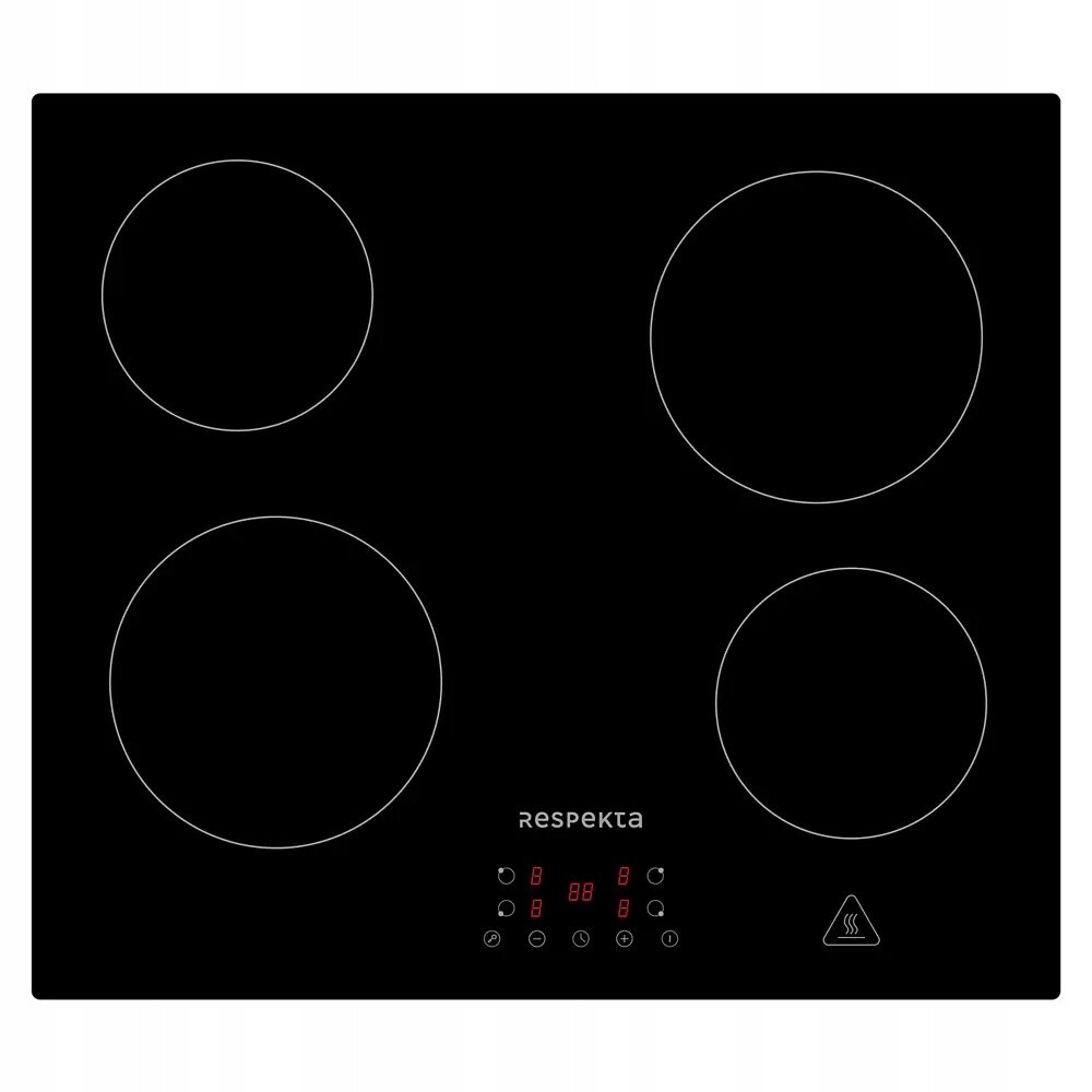 Bezrámová sklokeramická varná deska Respekta Aaron, černá