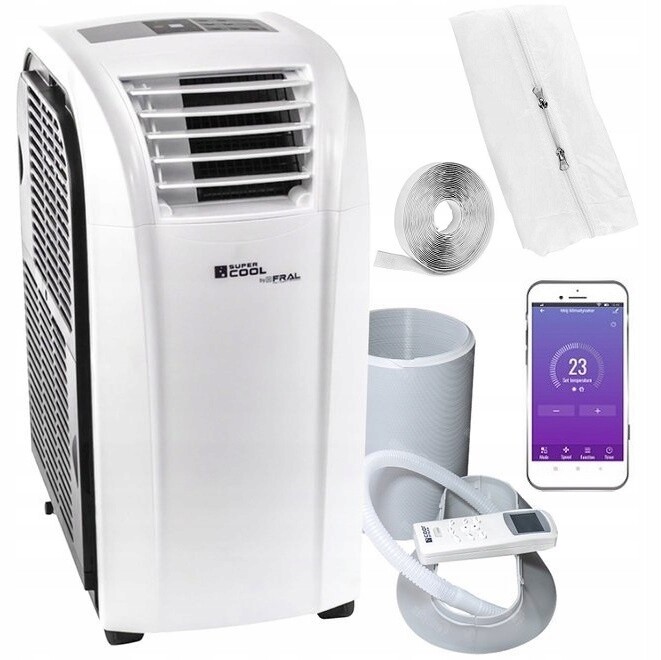 Přenosný klimatizátor Fral FSC09.1 WiFi 2,6 kW 4v1 do 26 m2 venkovní