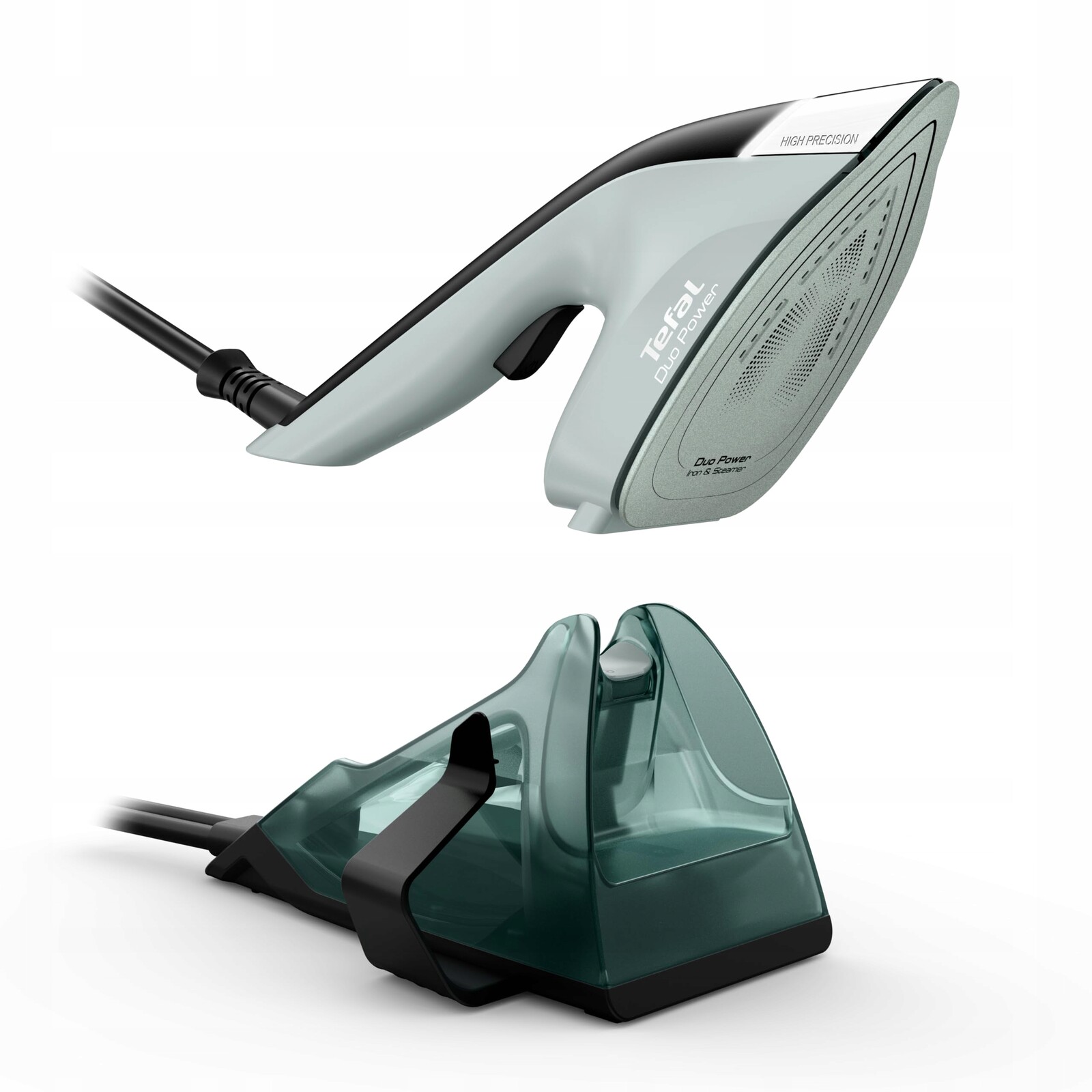 Tefal Duo Power Žehlička a parní žehlička 1700 W Eukalyptus Černá