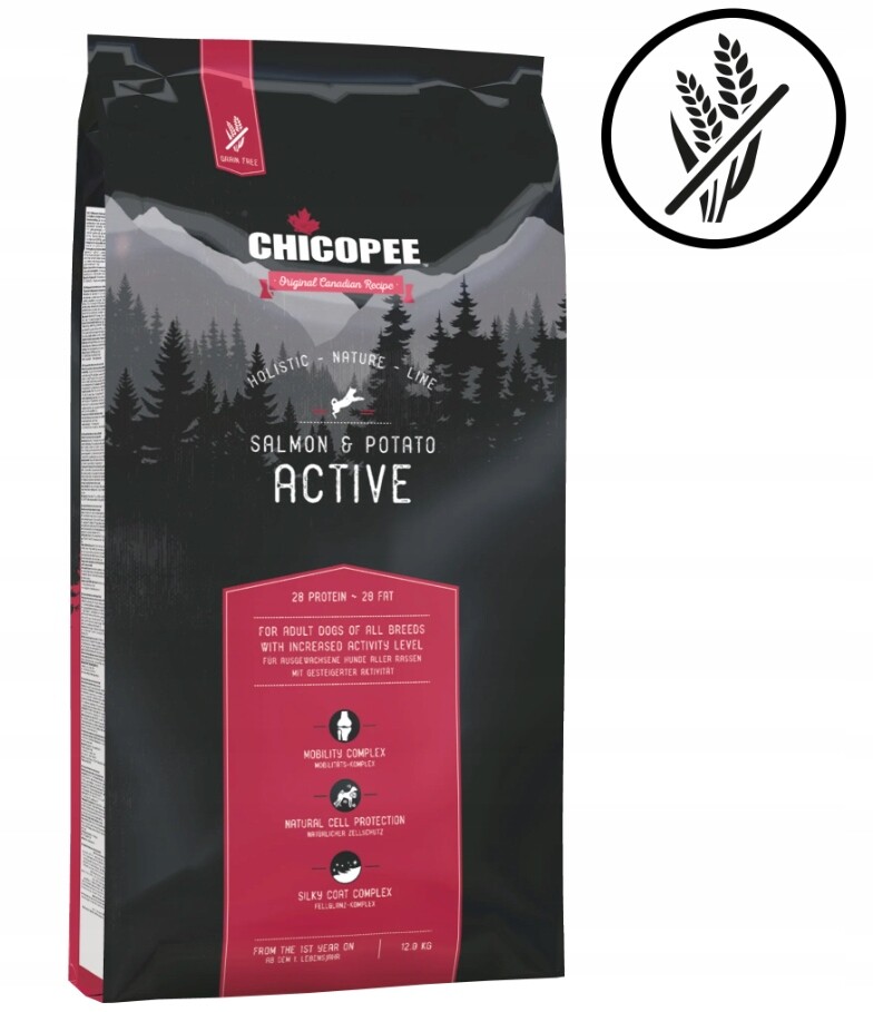 Chicopee Holistic Active Losos & Brambory 12kg