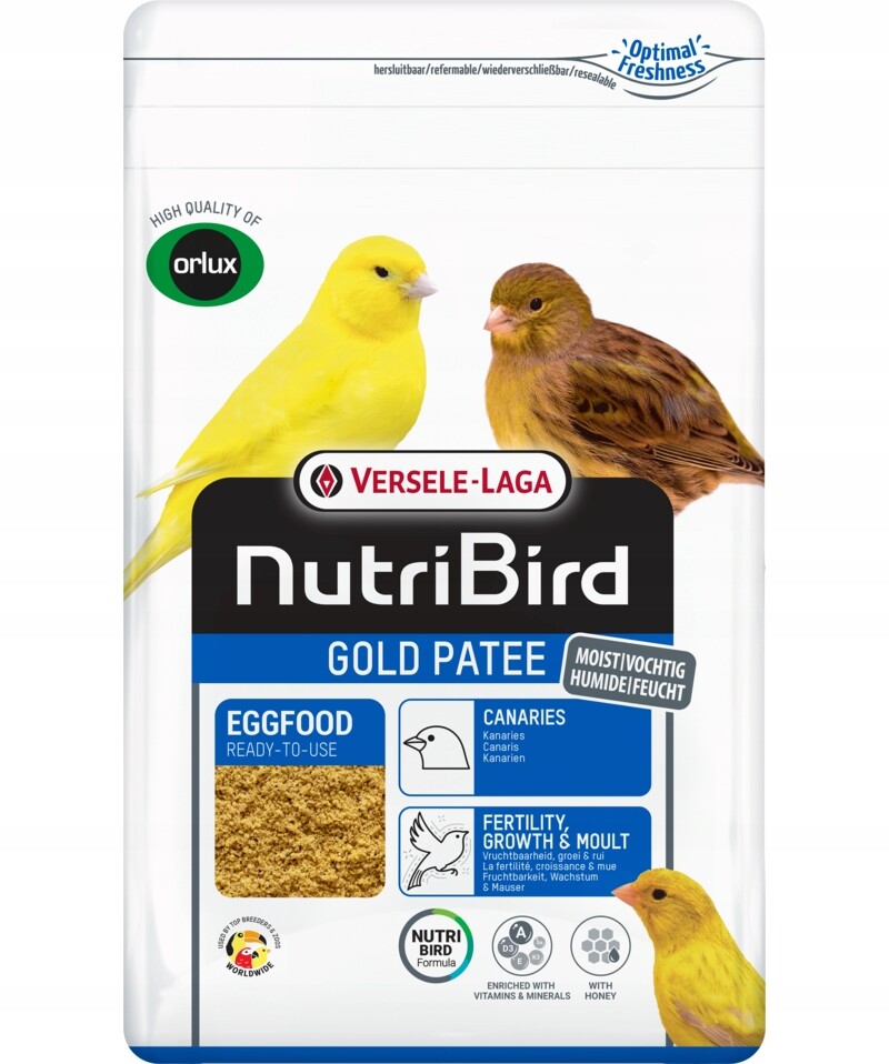 VLNutriBird Gold Patee Canaries 10 kg – krmivo pro žluté kanárky