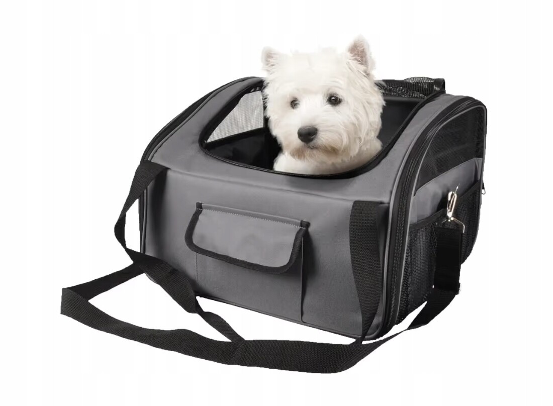 2v1 taška a autosedačka pro psa a kočku Flamingo