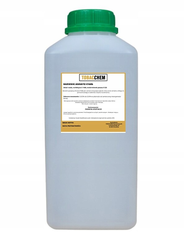 Tekuté barvivo Annato E160b 1 kg