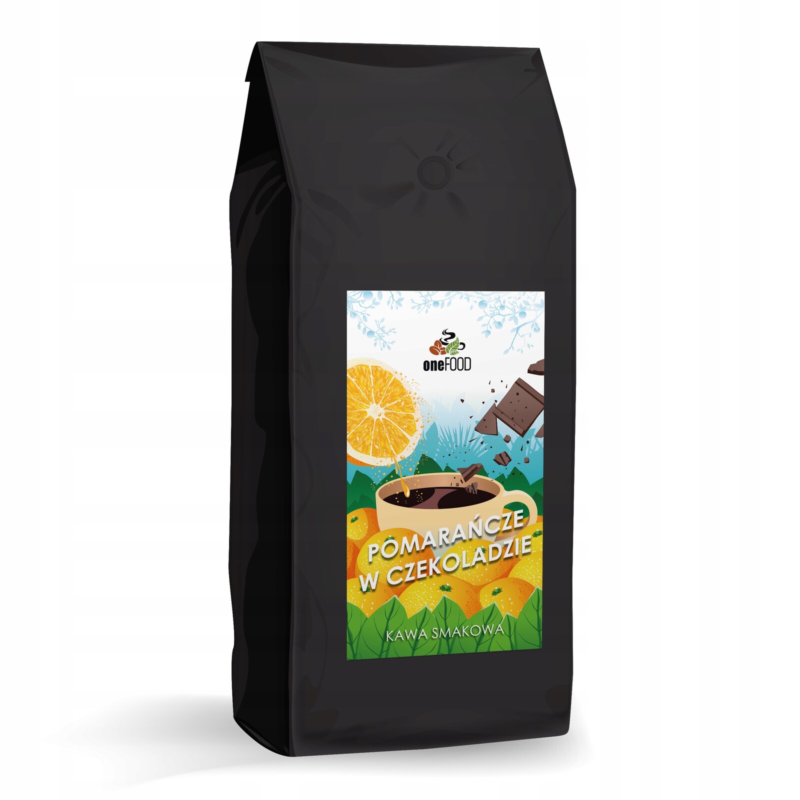 Káva Chuťová Pomeranč V Čokoládě 1 kg zrnková