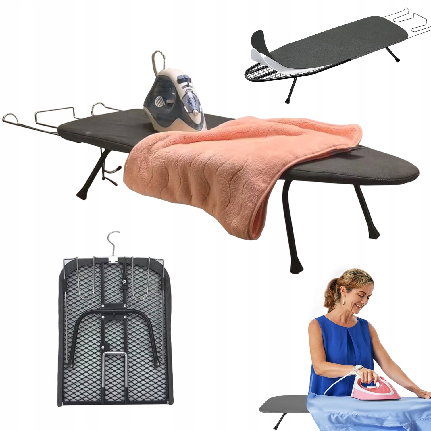 Žehlicí Prkno Skládací 76,2*29*17,8 CM, Odolné Vůči Teplu