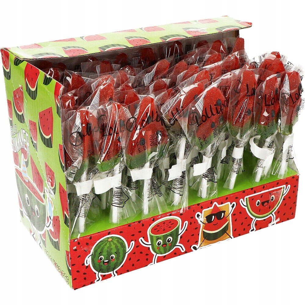Jelly Pop Lízátko Meloun Watermelon (10G) 48KS