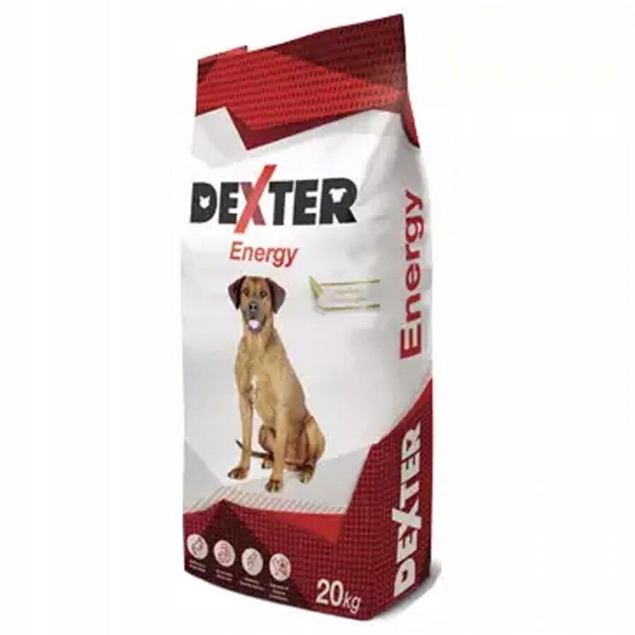 Suché Krmivo pro psy Dexter Energy pro aktivní psy 20 kg