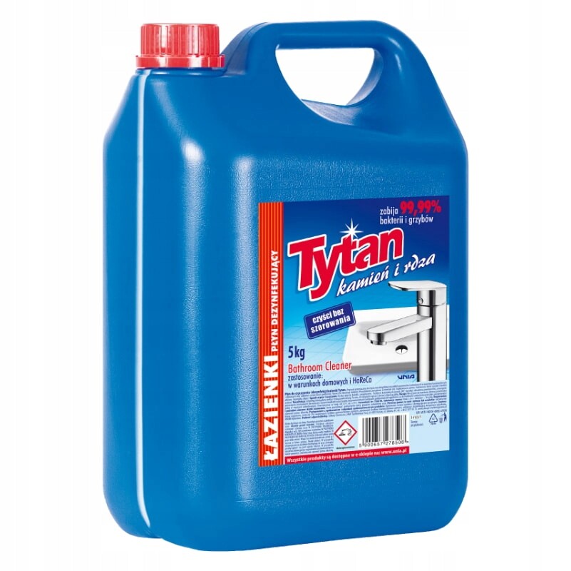 Tytan – Prostředek Na Mytí Koupelen, Kámen A Rez, 5 Kg