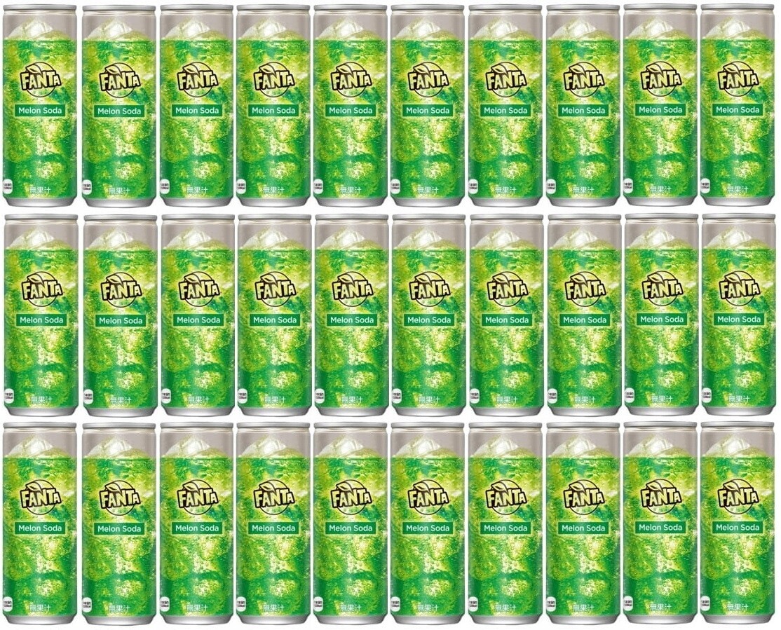30 x Nápoj Fanta Melon 250ML Japonsko Jedinečná Chuť!