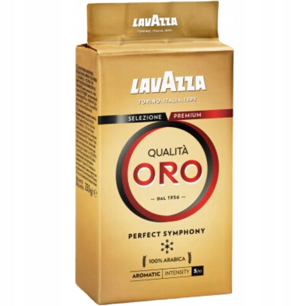 20 x Mletá káva Lavazza Qualita Oro Arabica 0,25 kg videokniha Bonus