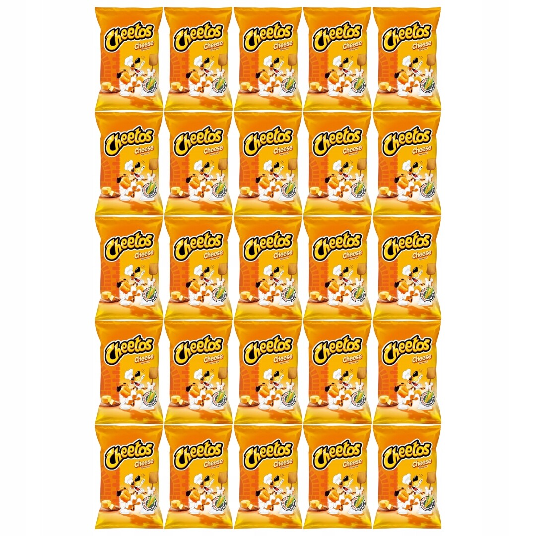 Cheetos Kukuřičné křupky s příchutí sýra 85 g x 25 kusů