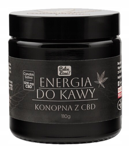 Energie Do Kávy Konopná s Cbd 110 ml Palce Lizać Káva Kulovzdorná