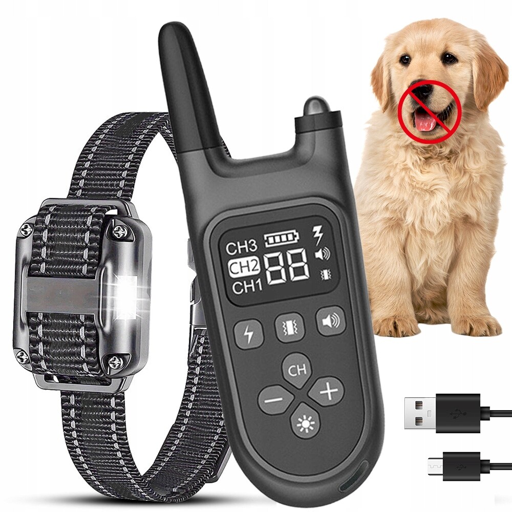 Elektrický tréninkový obojek IPX7 Dlouhá pracovní doba 60 dní