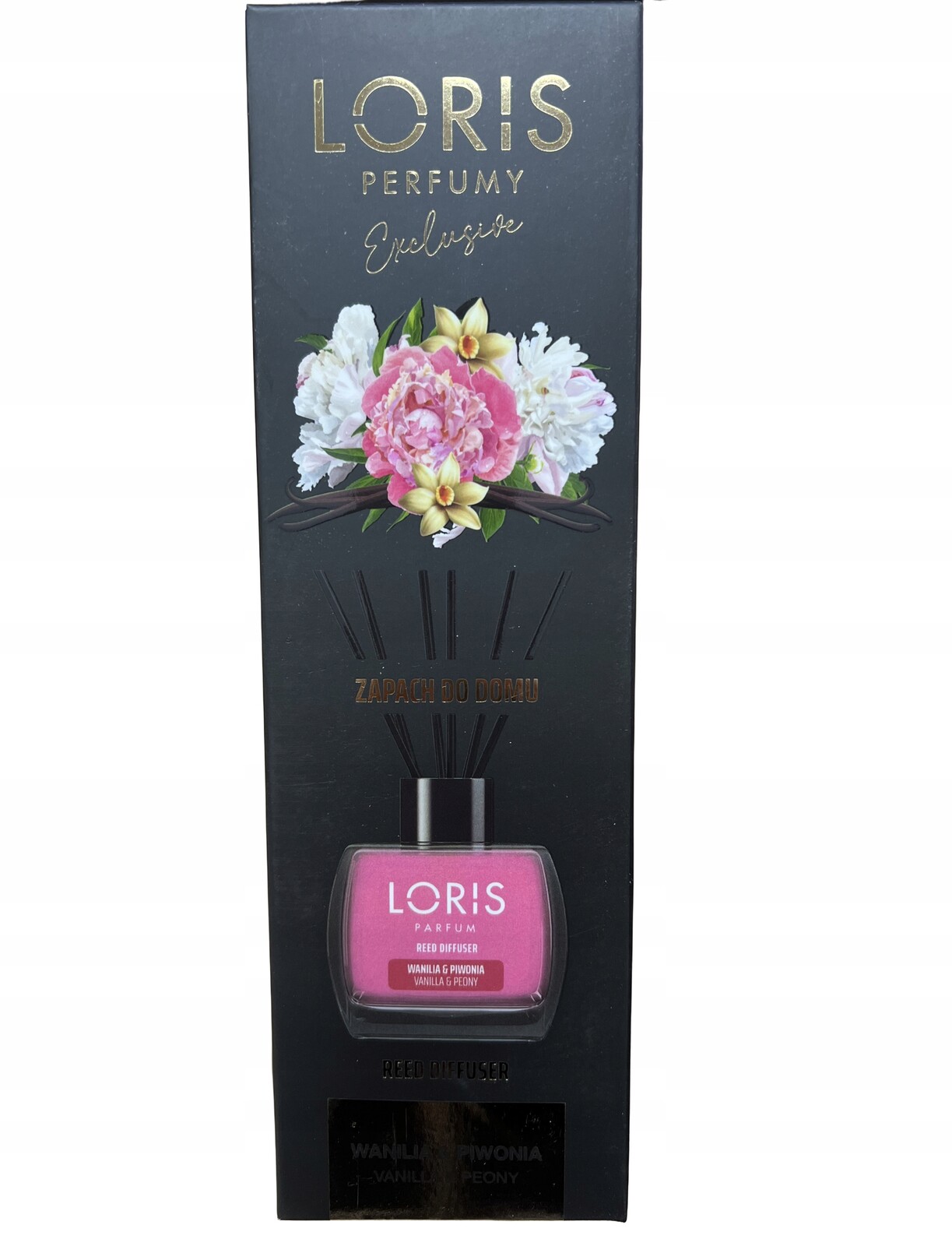 2 x Loris Parfum tyčinky vanilka & pivoňka 120 ml